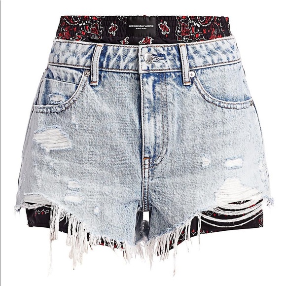 Alexander Wang Pants - ISO - Alexander Wang bite boxer layered shorts